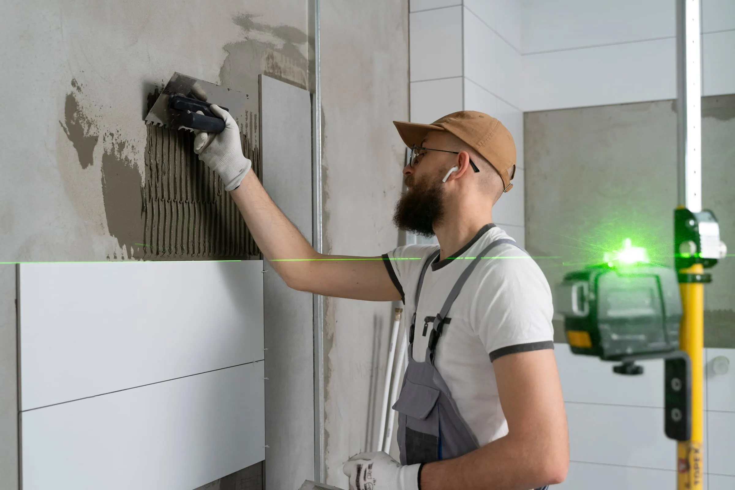 Reforma integral de un piso en Madrid con instalaciones nuevas y alicatado de baño